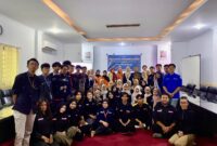 Dokumentasi Foto Bersama setelah Pelantikan Pengelola Harian LPM Estetika FBS UNM periode 2025-2026 M.(Foto: Ist)