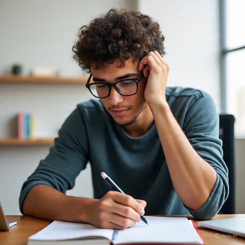 Ilustrasi seseorang produktiv di pagi hari, (Foto: AI)