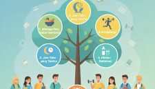 Poster Pola Hidup Sehat Untuk Mahasiswa, (Foto: Ai.)