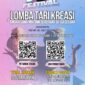 Pamflet lomba tari kreasi BKMF de Art Studio, (Foto: Ist.)