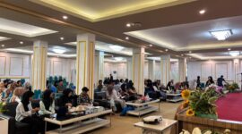 Suasana diklat jurnalistik bagi mahasiswa tingkat dasar 2025, (Foto: Profesi)