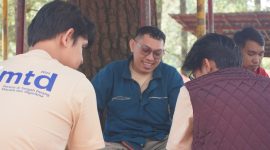 Potret Hasim Arfah dalam DJMTD 2025 LPM Profesi UNM, (Foto: Profesi)