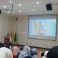 Potret ketua panitia ketika memberikan sambutan, (Foto: Eka Septi Irianti)