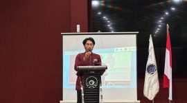 Potret Ammar saat Menyampaikan Laporan Kegiatan, (Foto: Ist.)