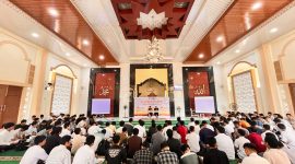Suasana Kegiatan SINERGI FT UNM di Masjid Mush'ab bin Umair FT, (Foto: Ist.)