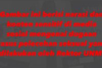 Ilustrasi isu dugaan kasus pelecehan di UNM yang ramai dibahas di media sosial, (Foto: Ist.)