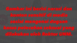 Ilustrasi isu dugaan kasus pelecehan di UNM yang ramai dibahas di media sosial, (Foto: Ist.)