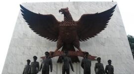 Monumen Pancasila Sakti yang terletak di kawasan Lubang Buaya, Cipayung, Jakarta Timur (Foto: Int)