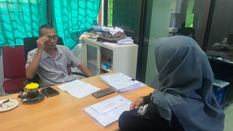 Potret Herman Saat Wawancara (Dok.Profesi)