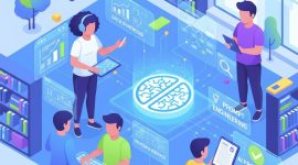 Ilustrasi mahasiswa yang sedang memanfaatkan Artificial Intelligence, (Foto: AI)