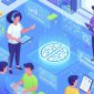 Ilustrasi mahasiswa yang sedang memanfaatkan Artificial Intelligence, (Foto: AI)