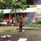 Potret Andi Rijal Rivai saat berorasi,(Foto:Rahmadani)