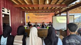 Potret pengabdian masyarakat  FIS-H UNM di Desa Nisombalia Maros, (Foto: Ist.)