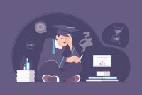 Ilustrasi mahasiswa Stres, (Foto: Int.)