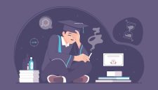 Ilustrasi mahasiswa Stres, (Foto: Int.)