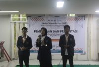 Presentasi oleh Tim pada Lomba Karya Tulis Ilmiah NSF 2025 (Foto: Ist)