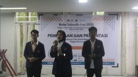 Presentasi oleh Tim pada Lomba Karya Tulis Ilmiah NSF 2025 (Foto: Ist)