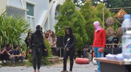 Potret Aksara saat Menampilkan Teater, (Foto: Dok Profesi)