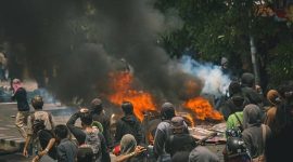 Potret Demonstran, (Foto: Int.)