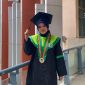 Potret Nurlia wisudawan terbaik FIP UNM, (Foto: Ist.)
