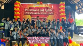 Suasana foto perayaan hari lahir  HMPS Statistika FMIPA UNM, (Foto: Ist.)