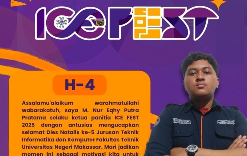 Potret pamflet Icefest, (Foto: Int.)