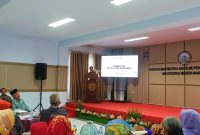 Potret Abdul Haris, ketua jurusan fisika dalam sambutan saat pembukaan Fisika Open,(Foto: Ist.)