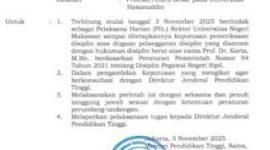 Isi Surat Mendiktisaintek, (Foto: Ist.)