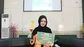 Potret Zakinah saat meraih juara 2, (Foto: Ist.)