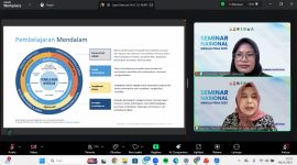 Sesi Pemaparan Materi oleh pemateri, Nurhikmah H. (Foto: Muhammad Nasruddin)