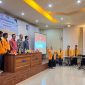 Potret saat berlangsungnya pelantikan IMPS Koperti UNM,(Foto: Ist.)