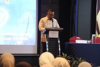 Potret perwakilan orang tua dalam menyampaikan pesan dan kesan (Foto: Qufron)