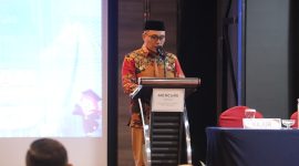 Potret Dekan Psikologi saat Memberikan Sambutan di Ramah Tamah, (Foto: Dok Profesi)