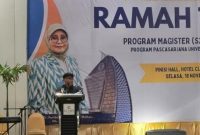 Potret saat Direktur PPs UNM memberikan sambutan, (Foto: Annisa Nur Imani)