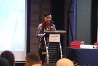 Potret Andi arif abdillah wisudawan terbaik Psikologi (Foto: Qufron)