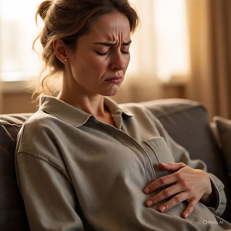 Ilustrasi perempuan  nyeri perut saat menstruasi, (Foto: Ist.)