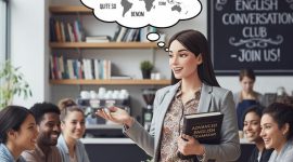 Ilustrasi Seseorang Mahasiswa Pintar Berbahasa Inggris (Foto: AI)