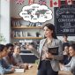 Ilustrasi Seseorang Mahasiswa Pintar Berbahasa Inggris (Foto: AI)
