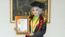 Potret Andi Dio Nurul Awalia Wisudawan Terbaik Fakultas Teknik Periode November (Foto: Ist)