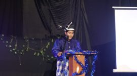 Potret ketua panitia dalam menyampaikan sambutannya, (Dok. Profesi)
