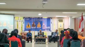 Potret Pemateri dalam Seminar Nasional Pendidikan Sosiologi, (Foto: Ashilah Humairah)
