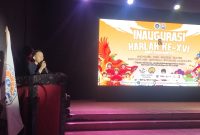 Potret Nasrulhaq saat sambutan,(Foto: Rahmat Hidayat)