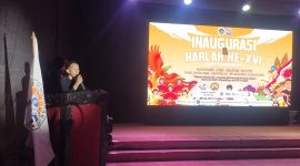 Potret Nasrulhaq saat sambutan,(Foto: Rahmat Hidayat)
