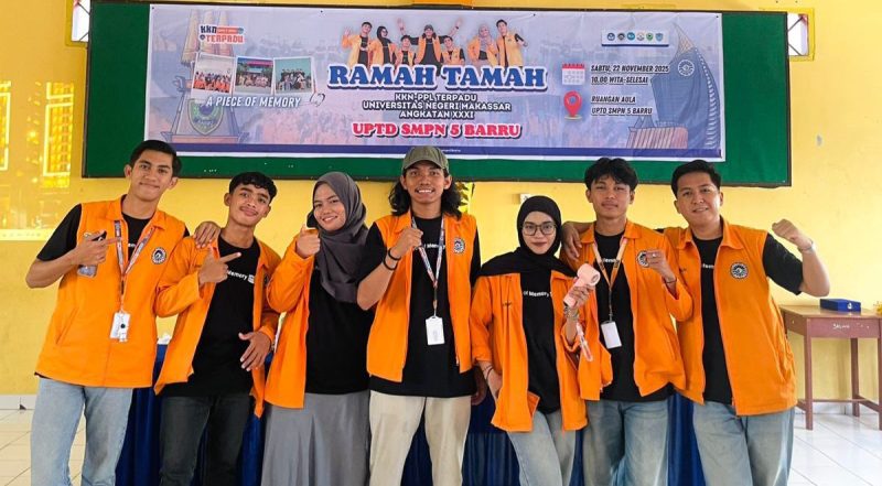 Potret Tim KKN di Kabupaten Barru, (Foto: Ist.)