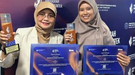 Potret Sella Marwani saat meraih penghargaannya, (Foto: Ist.)