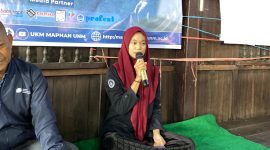 Potret Formatur Ketua Umum Maphan saat memaparkan program kerjanya, (Foto: Ist.)
