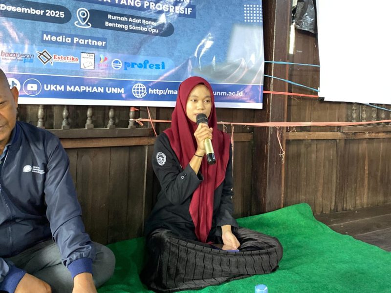 Potret Formatur Ketua Umum Maphan saat memaparkan program kerjanya, (Foto: Ist.)