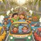 Ilustrasi keluarga menikmati perjalanan saat arus mudik akhir tahun, (Foto: Ai.)
