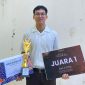 Potret Ridho pemenang lomba baca puisi pada ajang Pentas Budaya Arab 2025, (Foto : ist.)