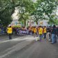 Suasana Aksi oleh BEM UNM Tuntut Transparansi Dugaan Pelecehan Seksual Oleh Rektor UNM, (Foto: Ist.)